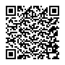 Codice QR per il numero di telefono +12155834552