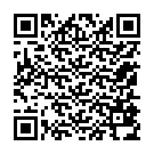 Código QR para número de telefone +12155834557