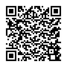 Codice QR per il numero di telefono +12155840606