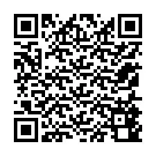 Kode QR untuk nomor Telepon +12155840607