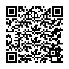 Kode QR untuk nomor Telepon +12155840922