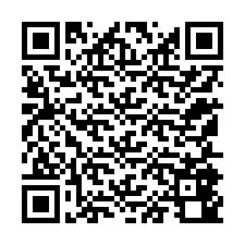 QR Code สำหรับหมายเลขโทรศัพท์ +12155840924