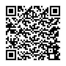 QR kód a telefonszámhoz +12155840926