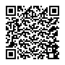 QR Code สำหรับหมายเลขโทรศัพท์ +12155840928