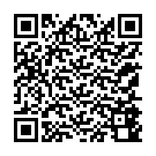 Código QR para número de teléfono +12155840930