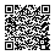 Código QR para número de teléfono +12155840931