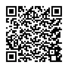 Codice QR per il numero di telefono +12155840932