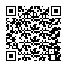 QR Code สำหรับหมายเลขโทรศัพท์ +12155840933