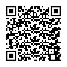 QR-koodi puhelinnumerolle +12155840936