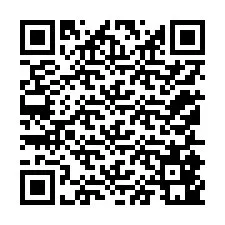 Código QR para número de teléfono +12155841539