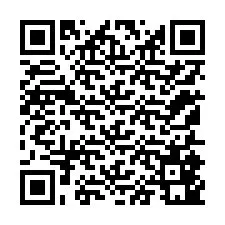 QR-koodi puhelinnumerolle +12155841541