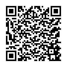 QR kód a telefonszámhoz +12155841544