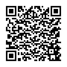 QR Code สำหรับหมายเลขโทรศัพท์ +12155841546