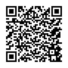 QR-код для номера телефона +12155841557