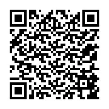 Código QR para número de telefone +12155846403