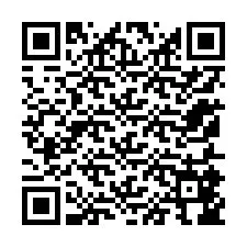 QR код за телефонен номер +12155846407