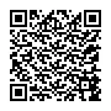 Código QR para número de telefone +12155846408