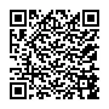 QR-Code für Telefonnummer +12155846409