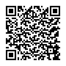 QR код за телефонен номер +12155846410