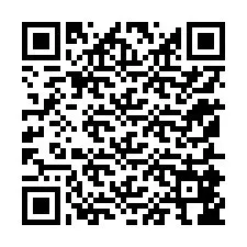 Código QR para número de teléfono +12155846412