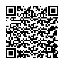 QR код за телефонен номер +12155849130