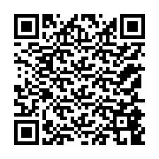 QR-Code für Telefonnummer +12155849131