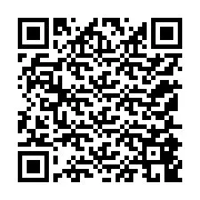 QR код за телефонен номер +12155849134