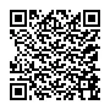 Codice QR per il numero di telefono +12155864198