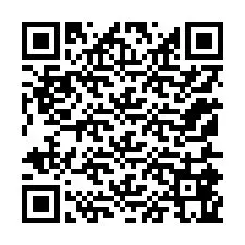 Codice QR per il numero di telefono +12155865005