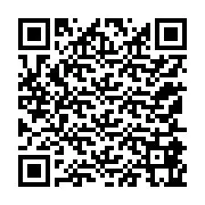 QR-код для номера телефона +12155865034