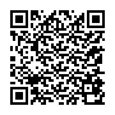 QR Code pour le numéro de téléphone +12155870582