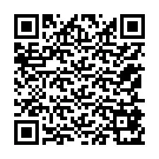 QR-koodi puhelinnumerolle +12155871423