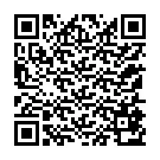 QR-код для номера телефона +12155872544