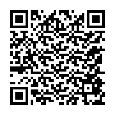 QR-code voor telefoonnummer +12155875776