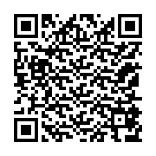 QR-код для номера телефона +12155876495