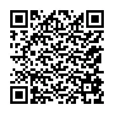 QR код за телефонен номер +12155879536