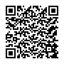 QR Code สำหรับหมายเลขโทรศัพท์ +12155887435