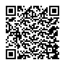 QR код за телефонен номер +12155887437