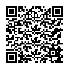 QR-код для номера телефона +12155887441