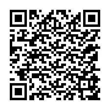 QR-код для номера телефона +12155957168