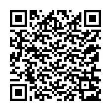 Codice QR per il numero di telefono +12156223418