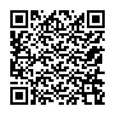 Código QR para número de telefone +12156268947