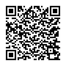 Kode QR untuk nomor Telepon +12156270686