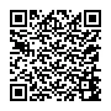 電話番号のQRコード +12156442148