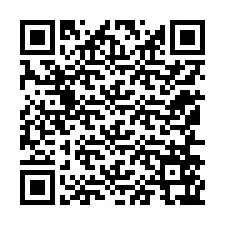 Código QR para número de teléfono +12156567626