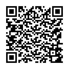 Codice QR per il numero di telefono +12156582822