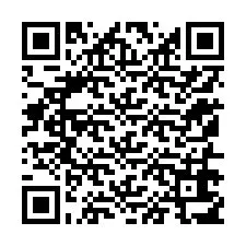 QR kód a telefonszámhoz +12156617842