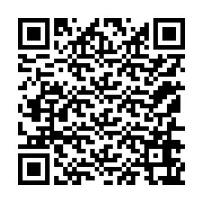 QR-код для номера телефона +12156667951