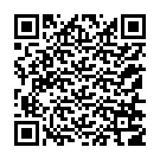 Código QR para número de teléfono +12156706610