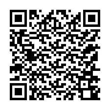 電話番号のQRコード +12156740374
